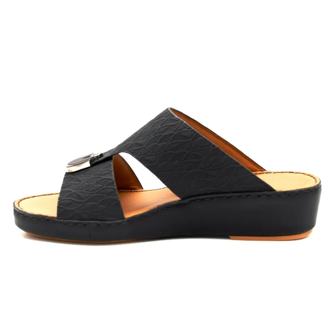 Embossed Calf Leather Sandals