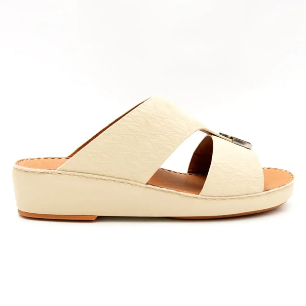 Embossed Calf Leather Sandals