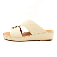 Embossed Calf Leather Sandals