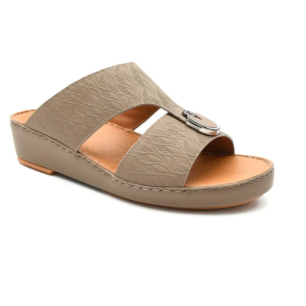 Embossed Calf Leather Sandals