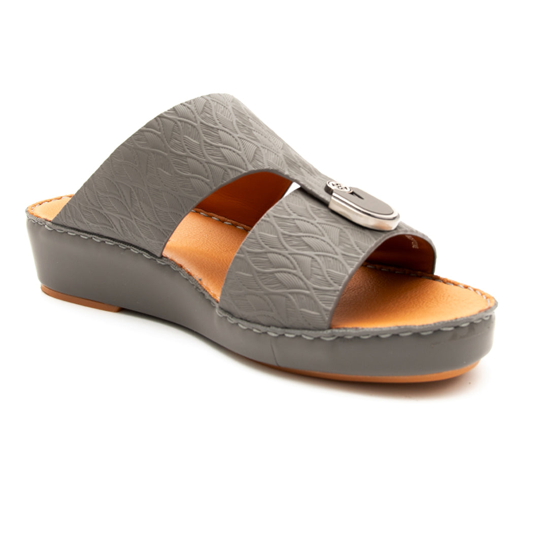 Embossed Calf Leather Sandals