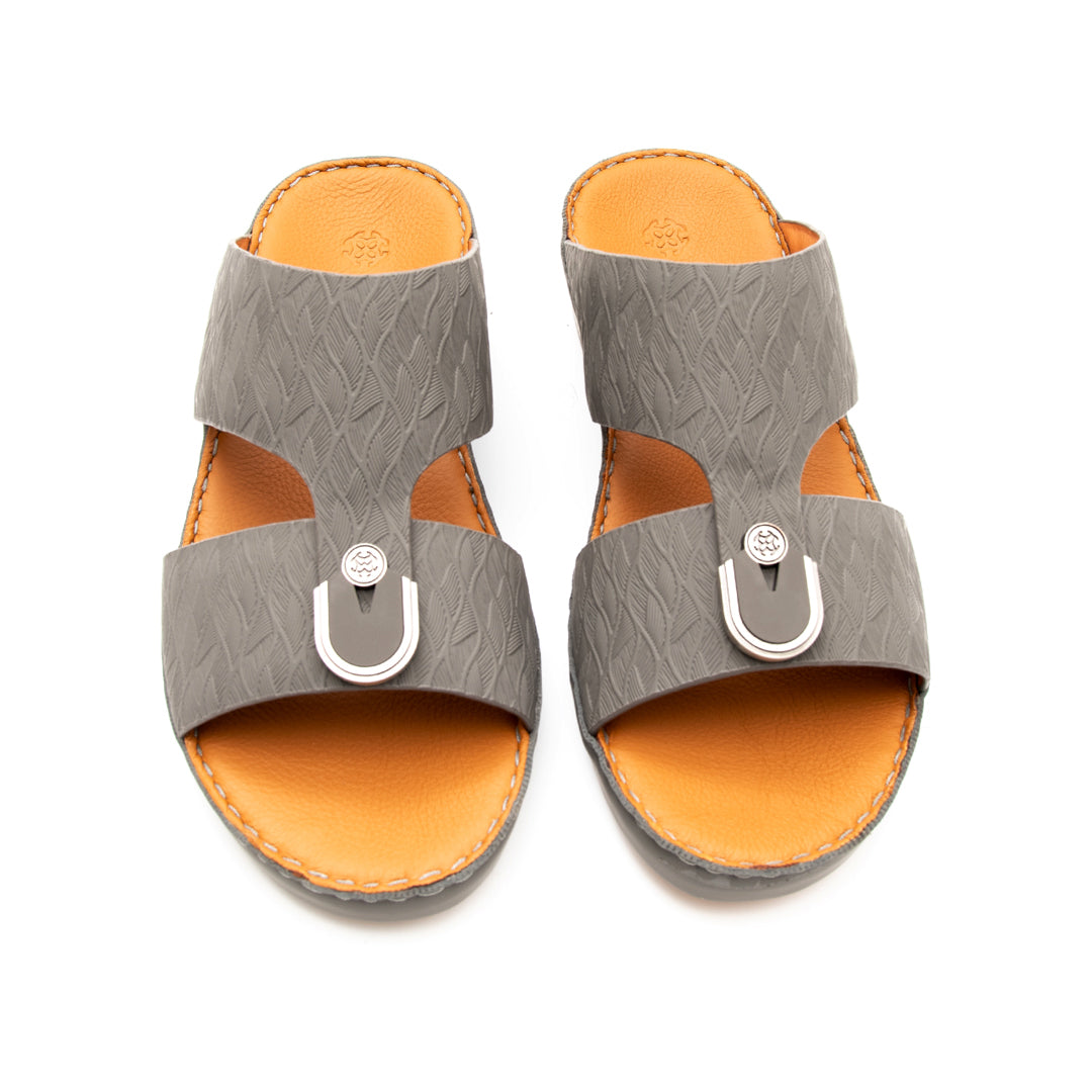 Embossed Calf Leather Sandals