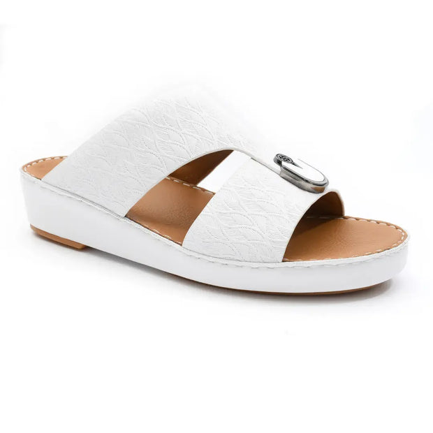 Embossed Calf Leather Sandals