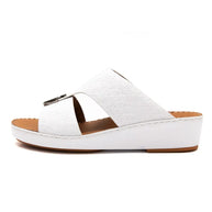 Embossed Calf Leather Sandals