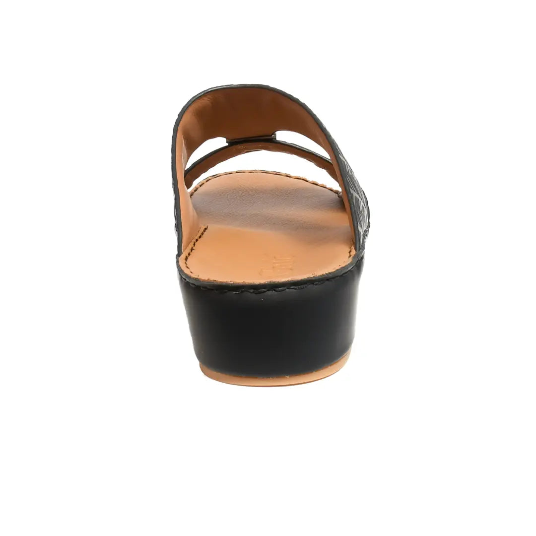 EV Collection Arabic Sandals in Embossed Leather