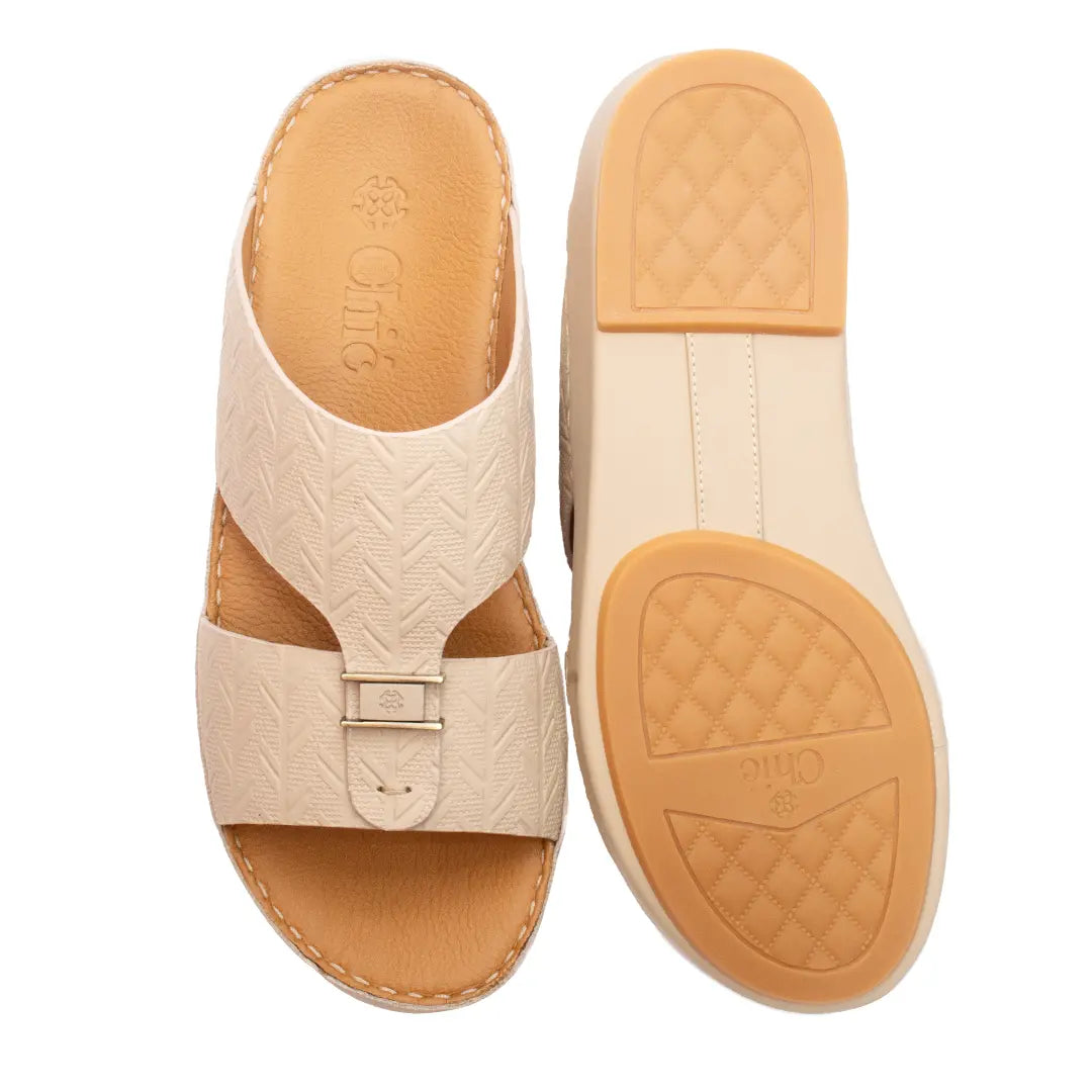EV Collection Arabic Sandals in Embossed Leather