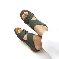 Lizard Textured Arabic Sandal