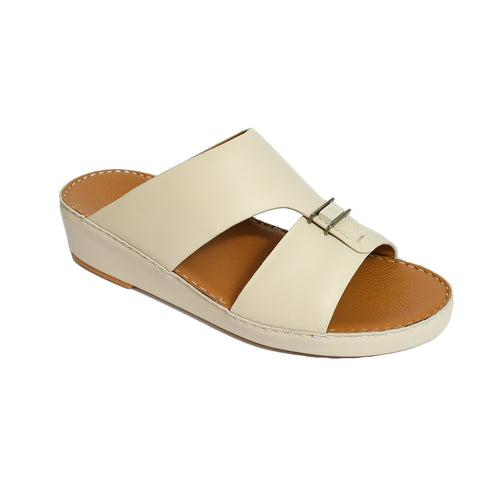 Premium Nappa Leather Arabic Slippers for Men