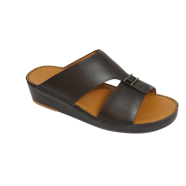 Premium Nappa Leather Arabic Slippers for Men