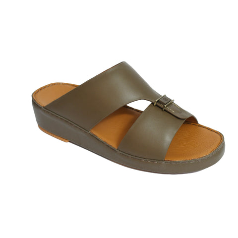 Premium Nappa Leather Arabic Slippers for Men