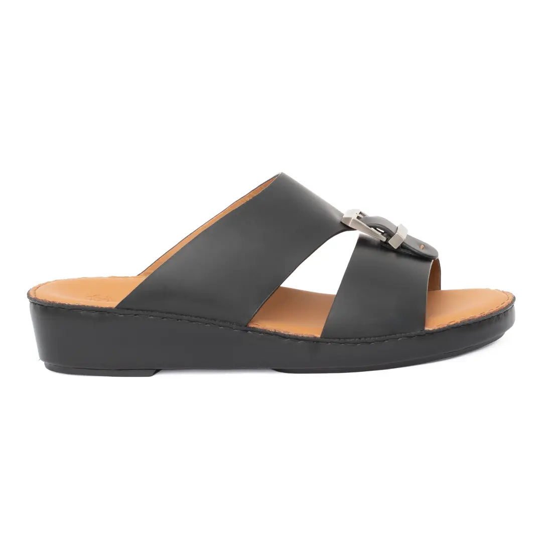 Leather Arabic Sandal Men Slipon