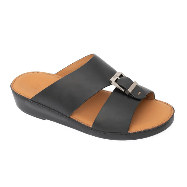 Leather Arabic Sandal Men Slipon
