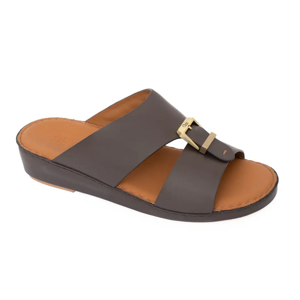 Leather Arabic Sandal Men Slipon