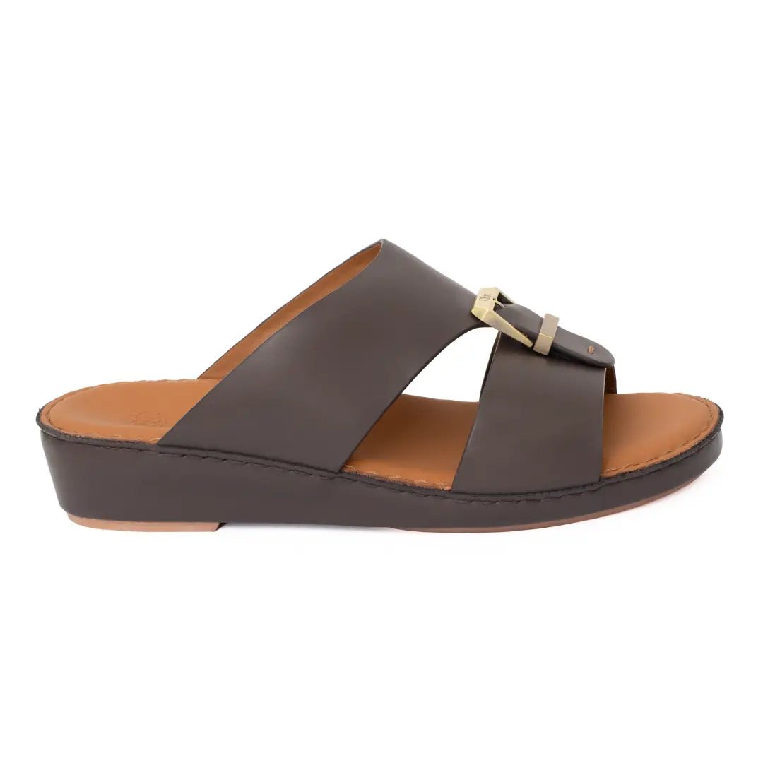 Leather Arabic Sandal Men Slipon