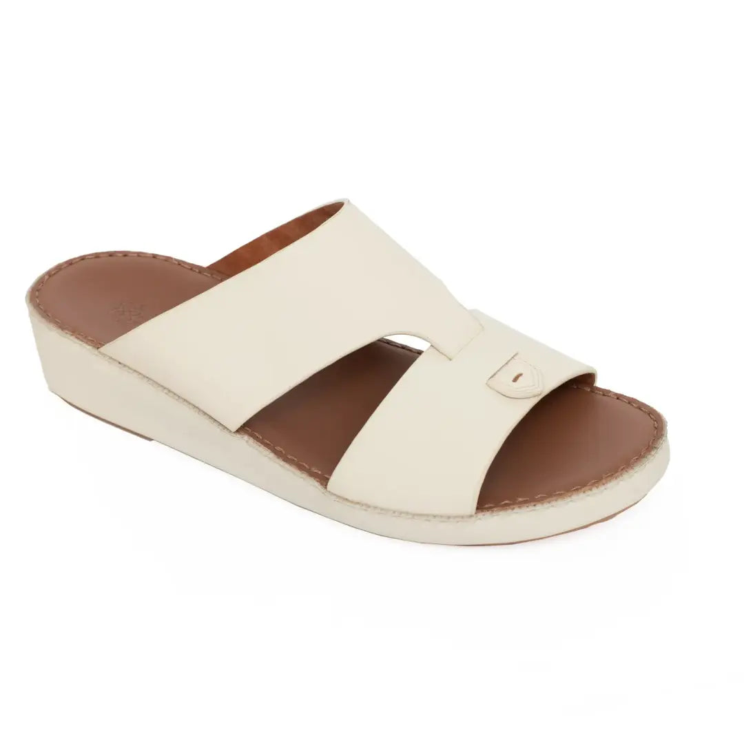 Chic Genuine Nappa Leather Men Sandals