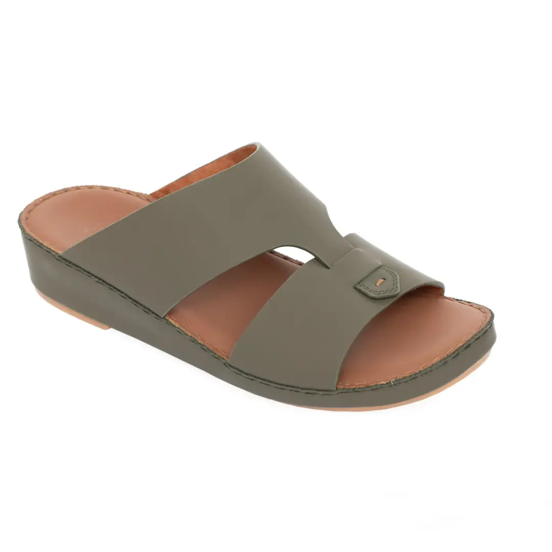 Chic Genuine Nappa Leather Men Sandals
