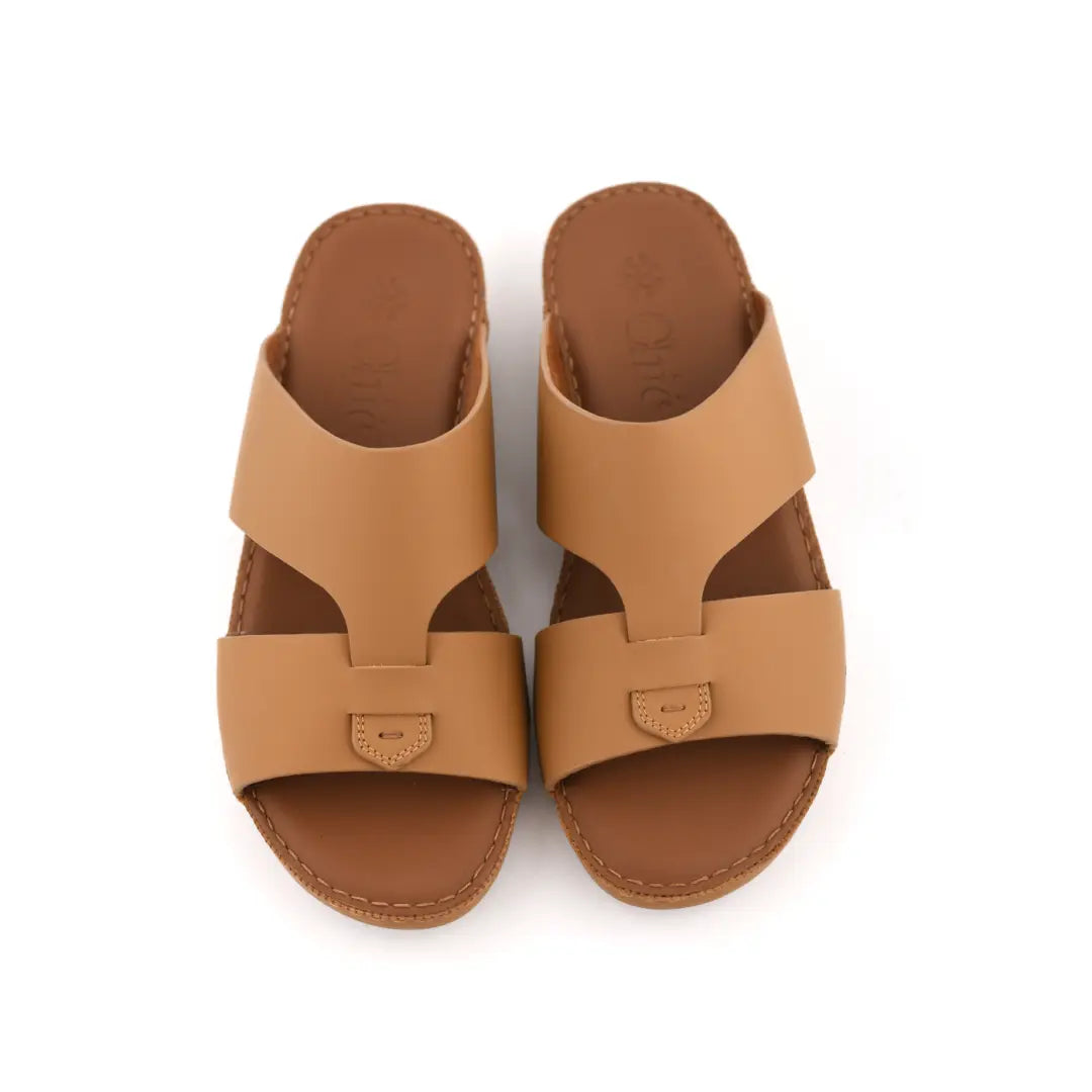 Chic Genuine Nappa Leather Men Sandals