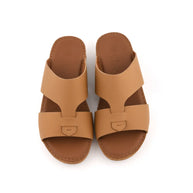 Chic Genuine Nappa Leather Men Sandals