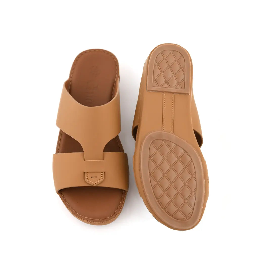Chic Genuine Nappa Leather Men Sandals