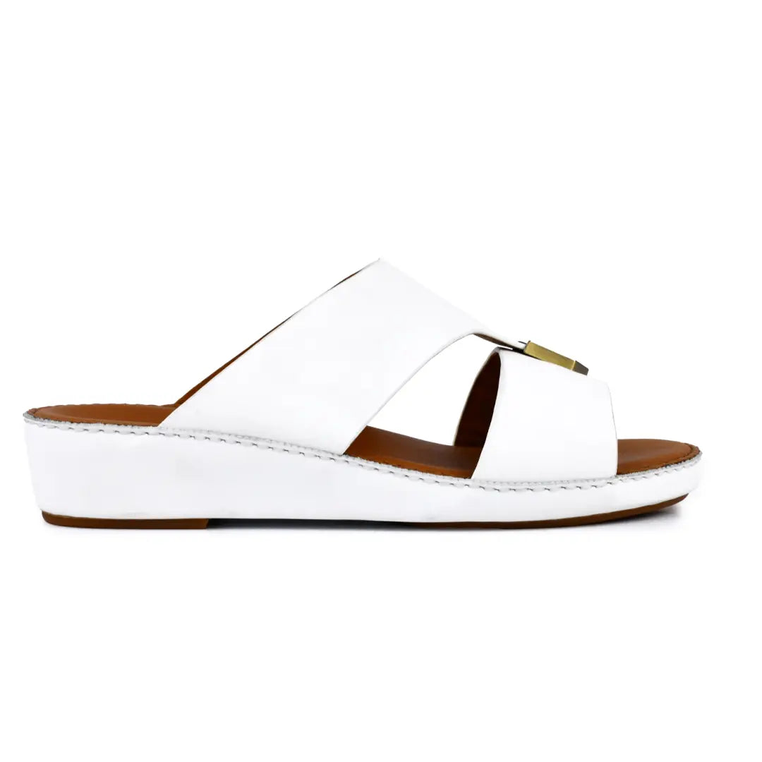 Latest design soft leather arabic sandals by chic