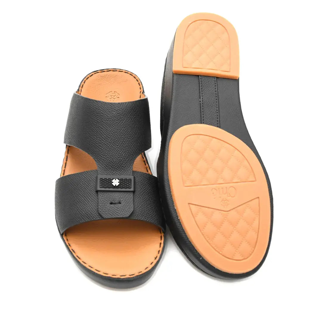 Premium Saffiano Leather Arabic Sandal