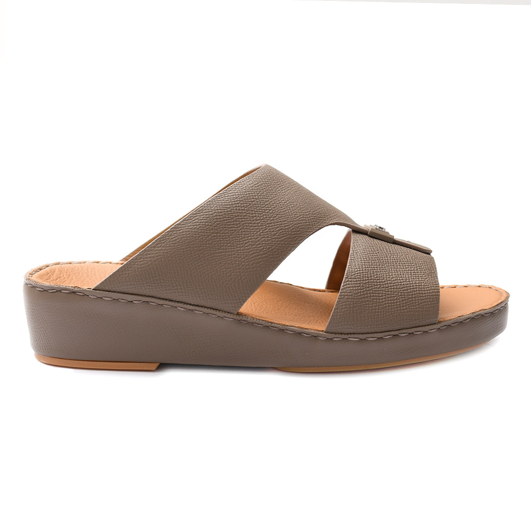 Premium Saffiano Leather Arabic Sandal