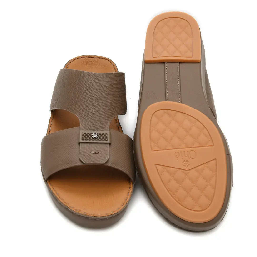 Premium Saffiano Leather Arabic Sandal