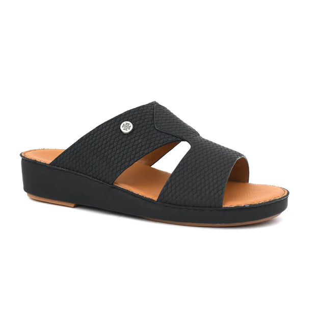 Crown Style Leather Arabic Sandal