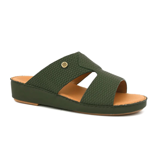 Crown Style Leather Arabic Sandal
