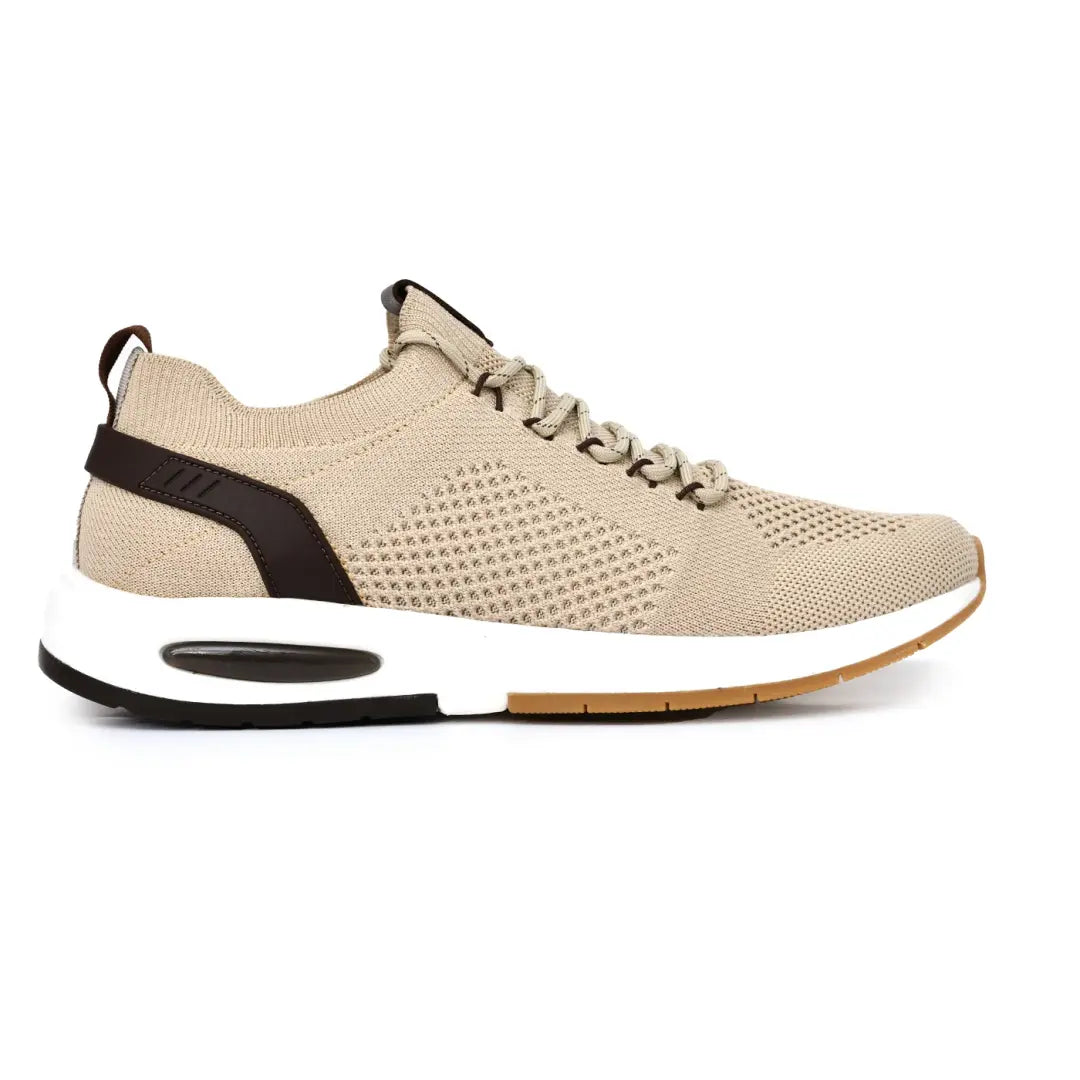 Chic Smart Casual Sneakers In Knitted Upper