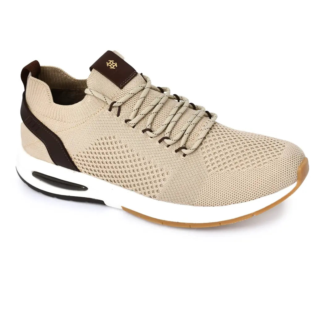 Chic Smart Casual Sneakers In Knitted Upper