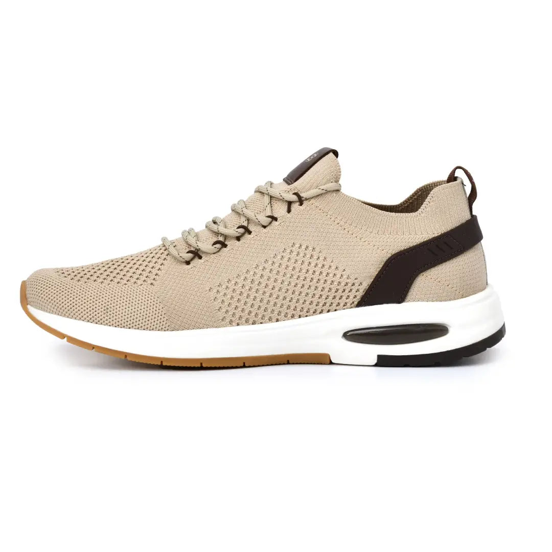 Chic Smart Casual Sneakers In Knitted Upper