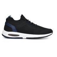 Chic Smart Casual Sneakers In Knitted Upper