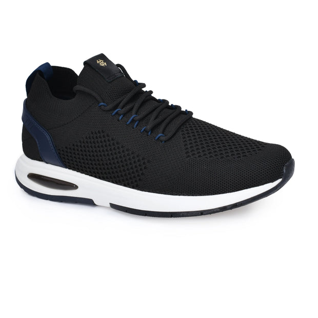 Chic Smart Casual Sneakers In Knitted Upper