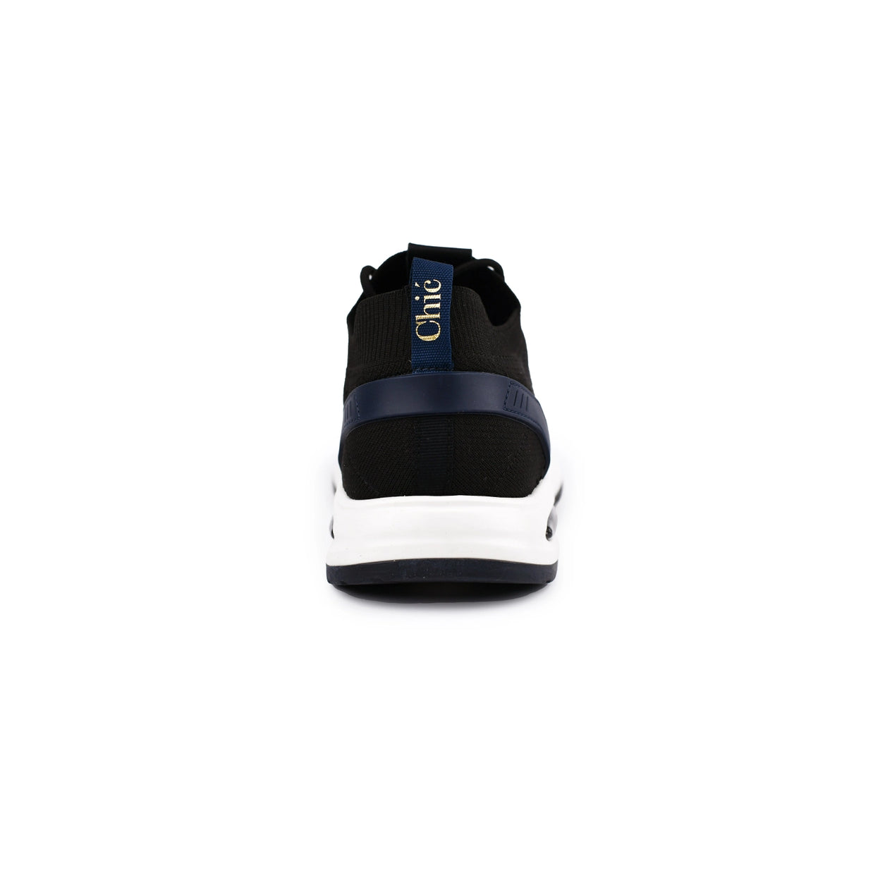 Chic Smart Casual Sneakers In Knitted Upper