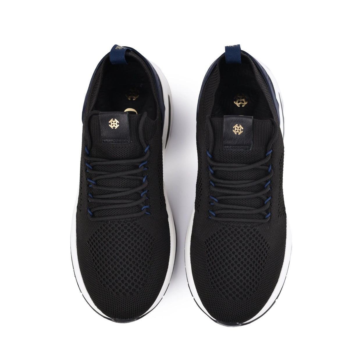 Chic Smart Casual Sneakers In Knitted Upper