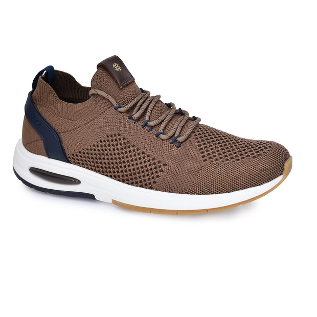 Chic Smart Casual Sneakers In Knitted Upper