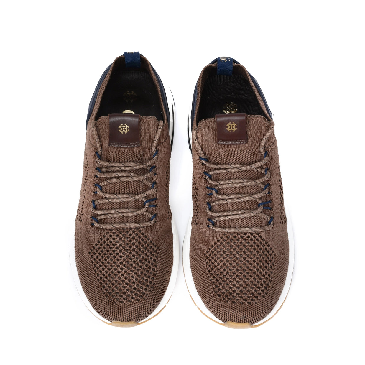 Chic Smart Casual Sneakers In Knitted Upper