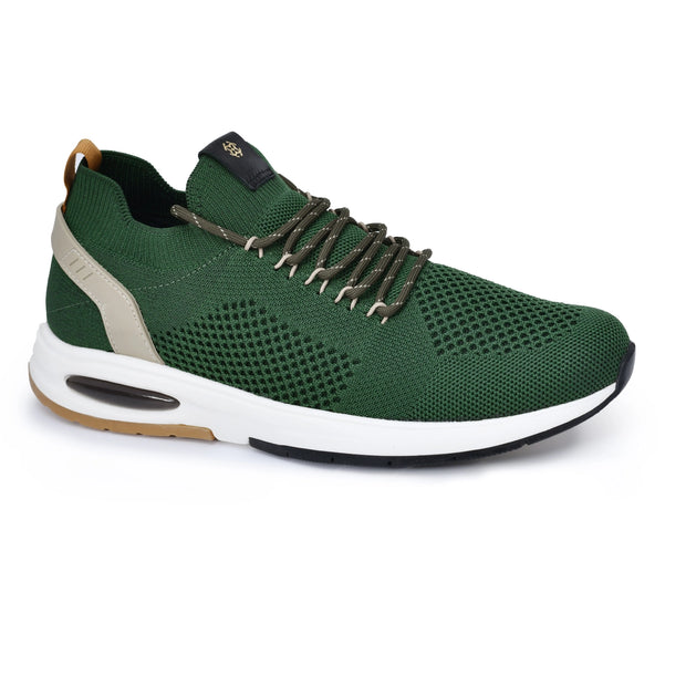 Chic Smart Casual Sneakers In Knitted Upper