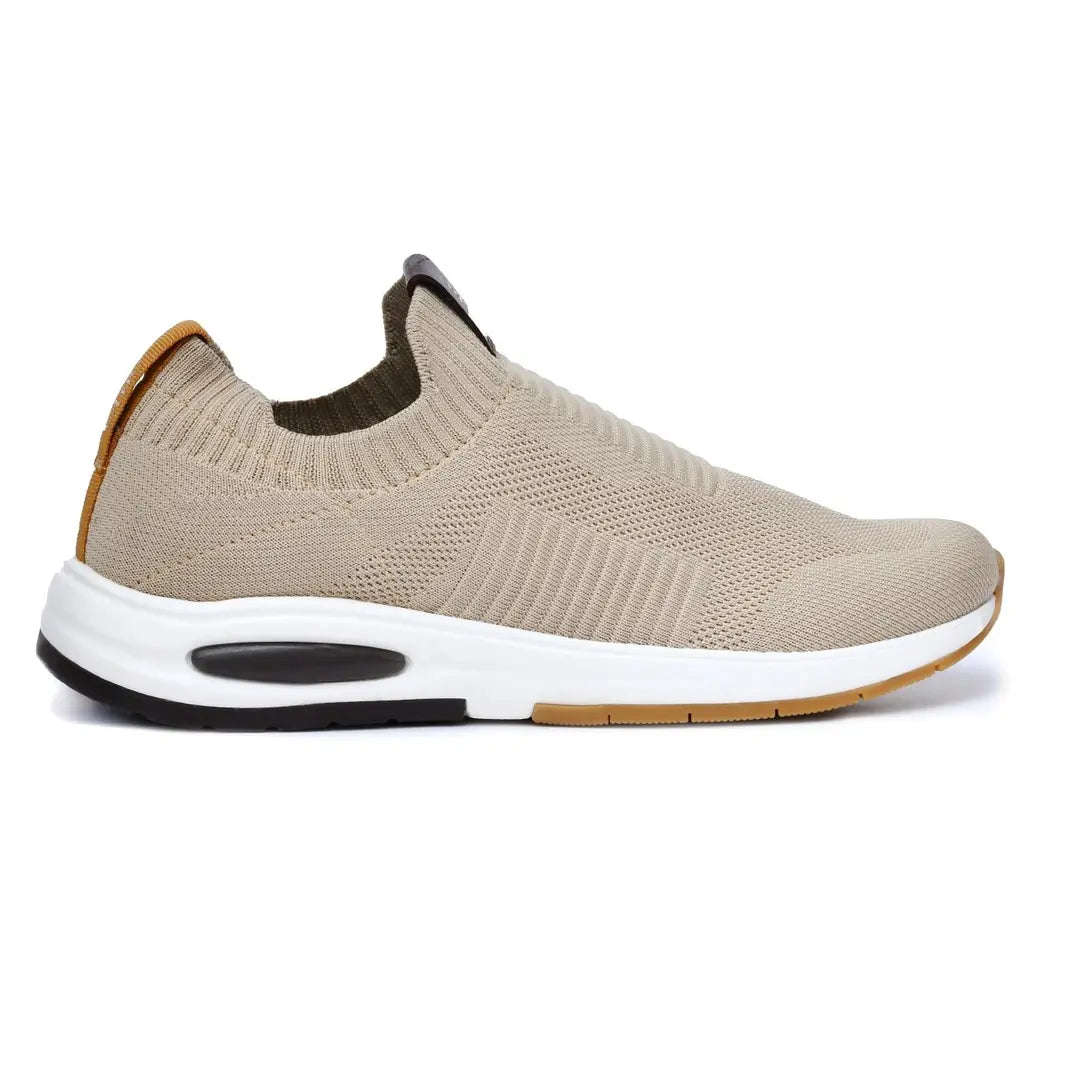 Lightweight Smart Casual Sneakers With Knitted Upper