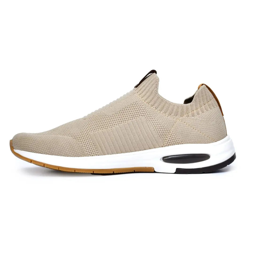 Lightweight Smart Casual Sneakers With Knitted Upper