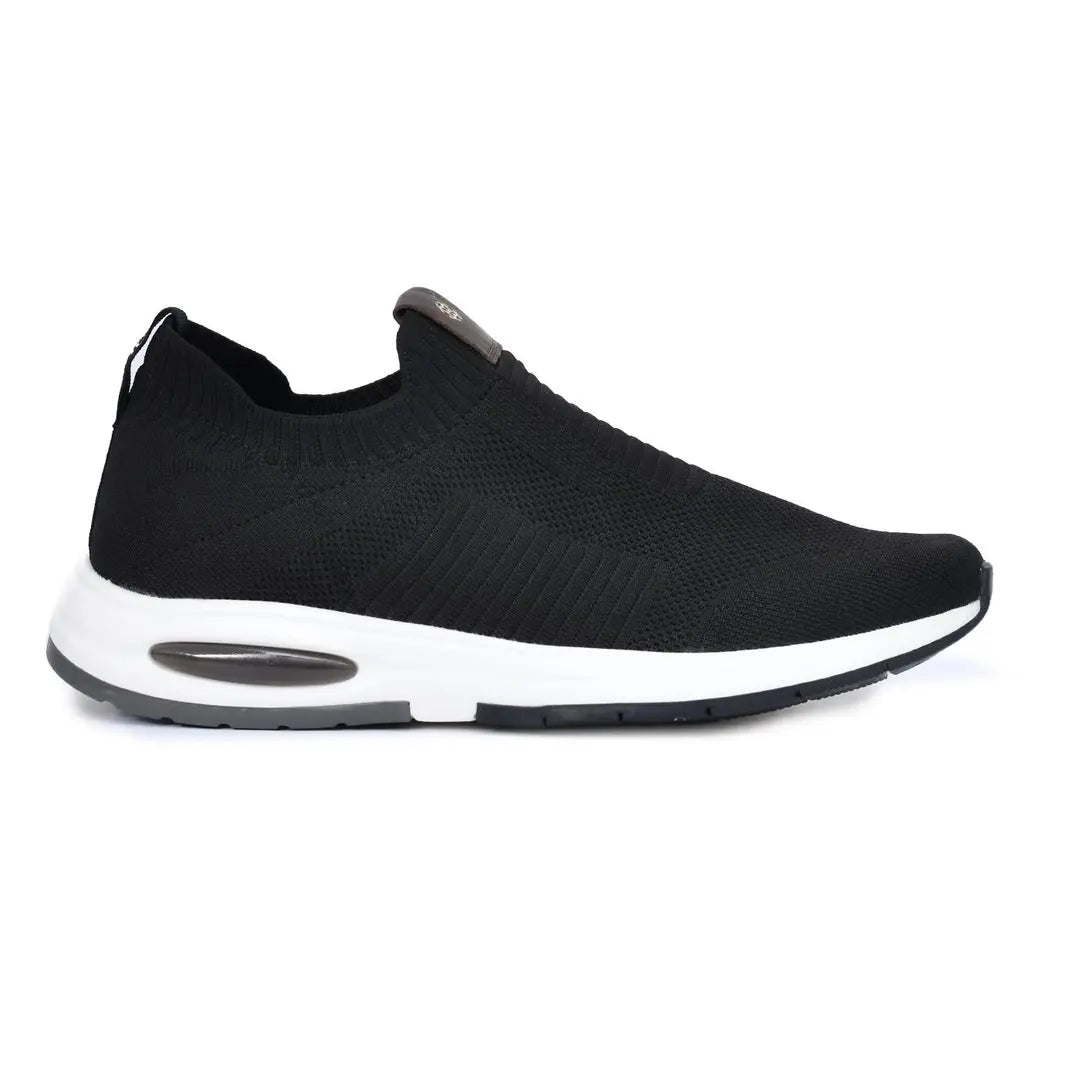 Lightweight Smart Casual Sneakers With Knitted Upper