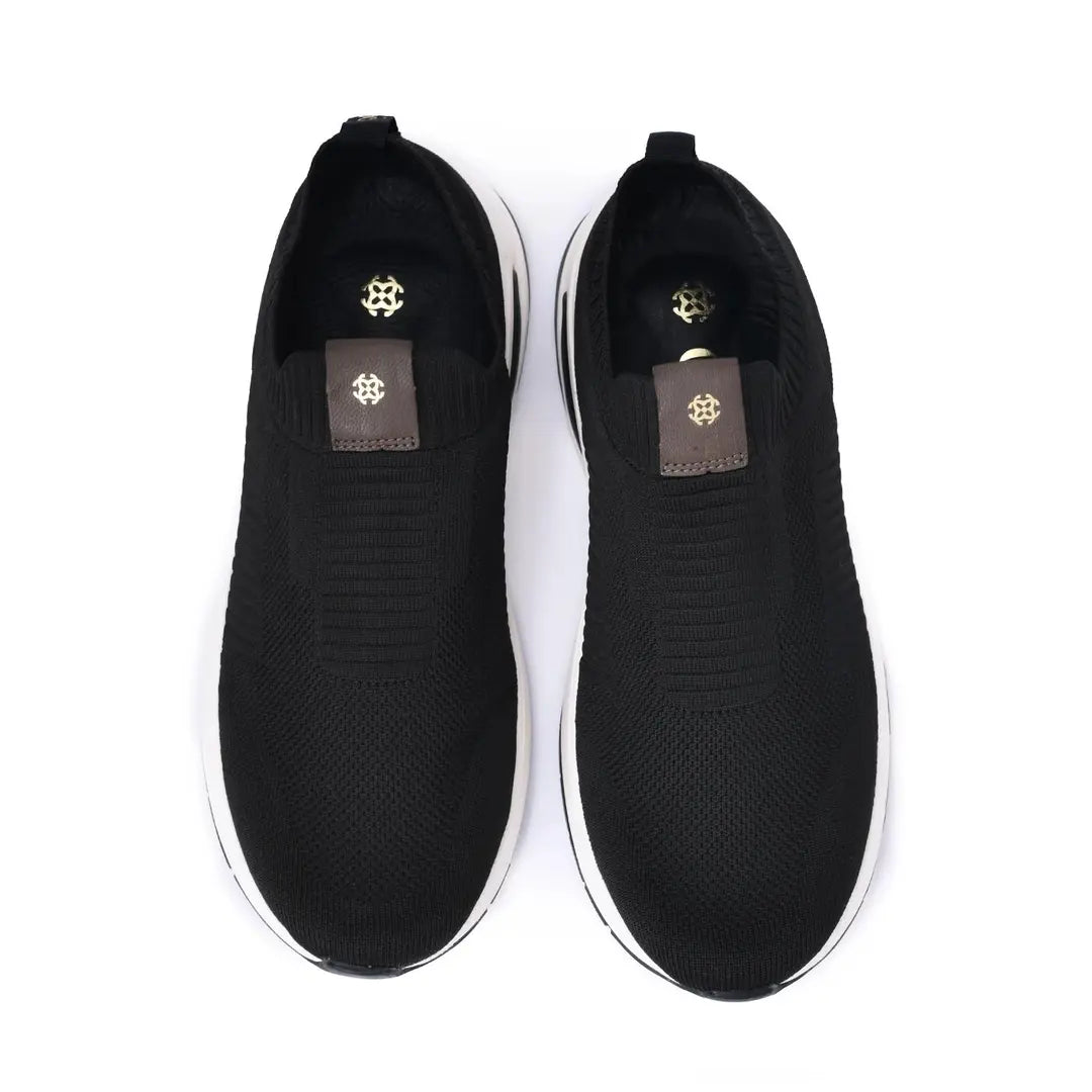 Lightweight Smart Casual Sneakers With Knitted Upper