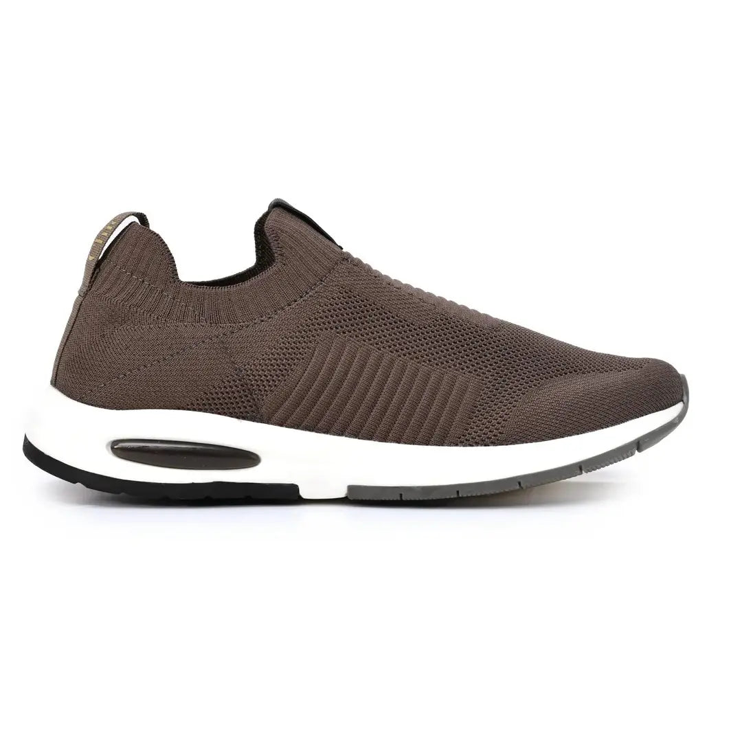 Lightweight Smart Casual Sneakers With Knitted Upper