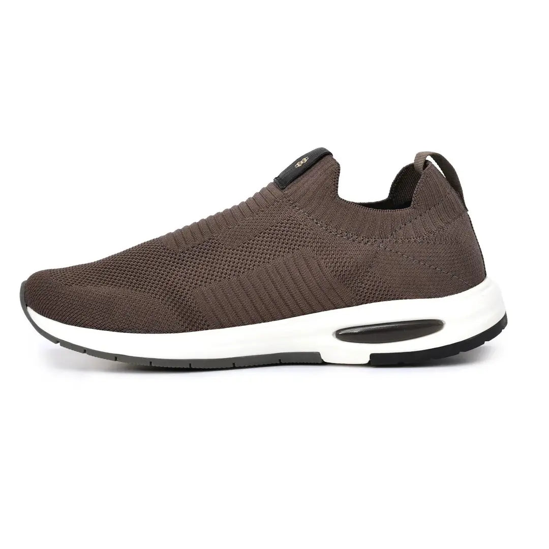 Lightweight Smart Casual Sneakers With Knitted Upper