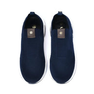 Lightweight Smart Casual Sneakers With Knitted Upper