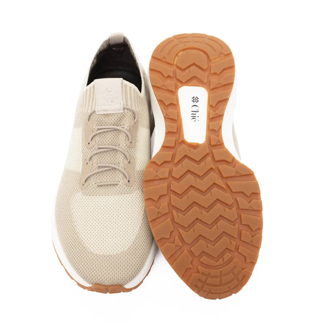 Smart Casual Knitted Upper Sneakers For Men