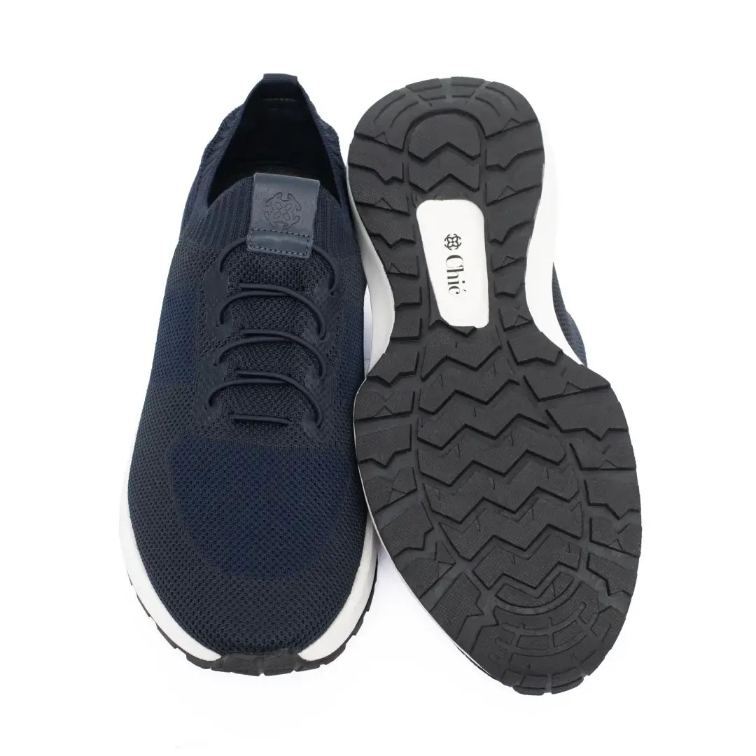 Smart Casual Knitted Upper Sneakers For Men