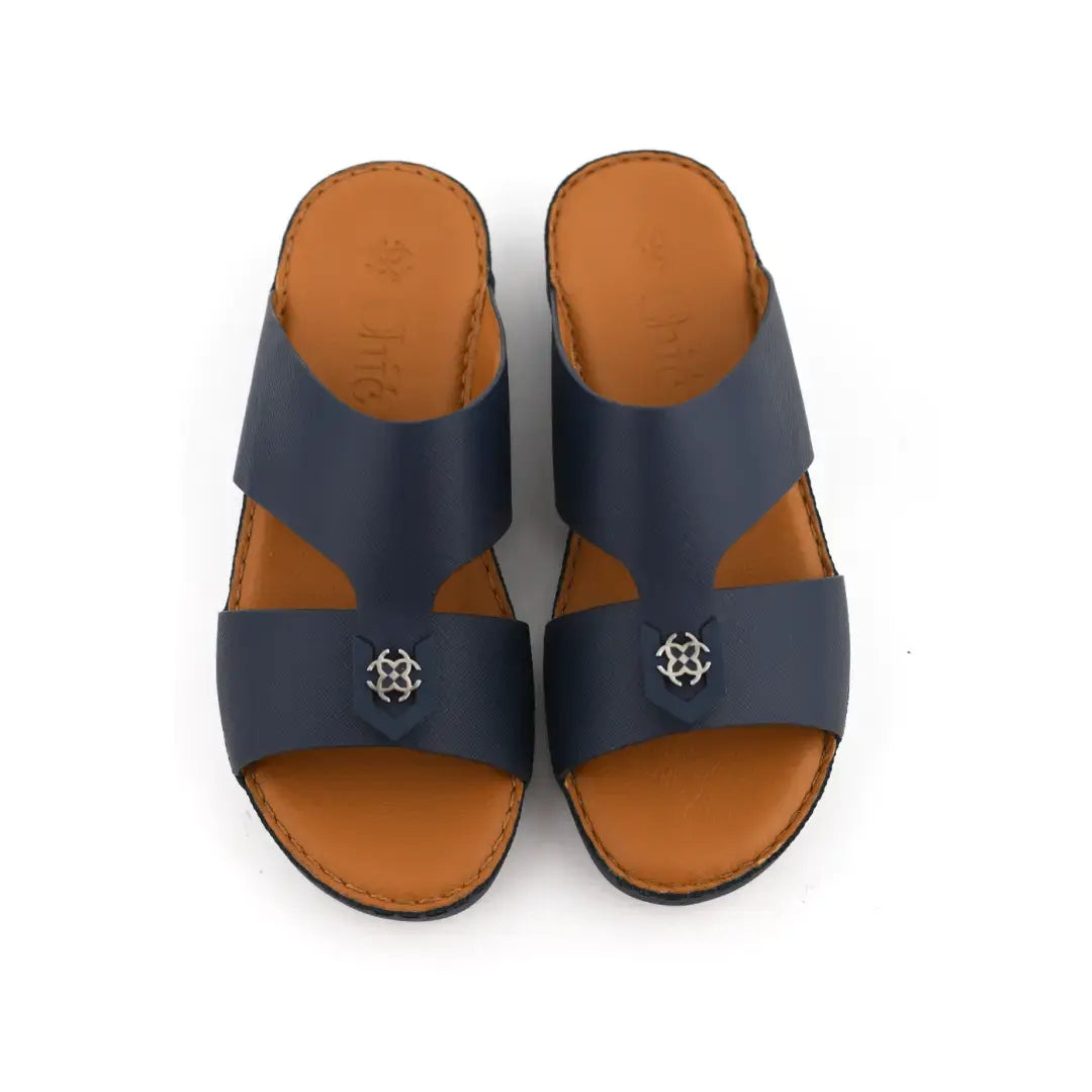 Genuine Calf Leather Elegant Slippers For Men