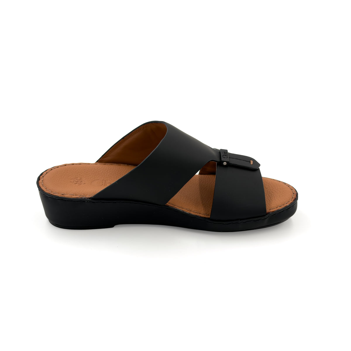 Kids Genuine Rubber Finish Leather Arabic Sandal
